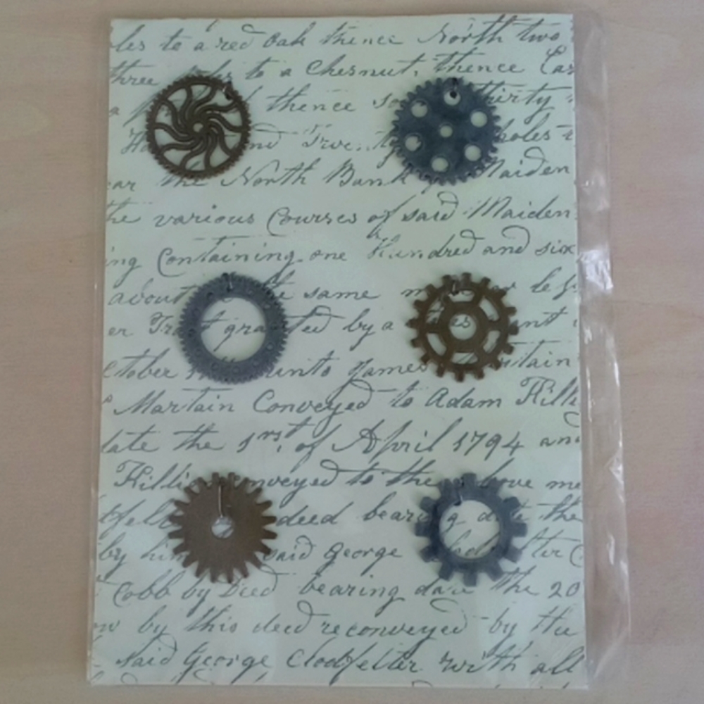 5/$15 Gear Metal Icons 6 Pc